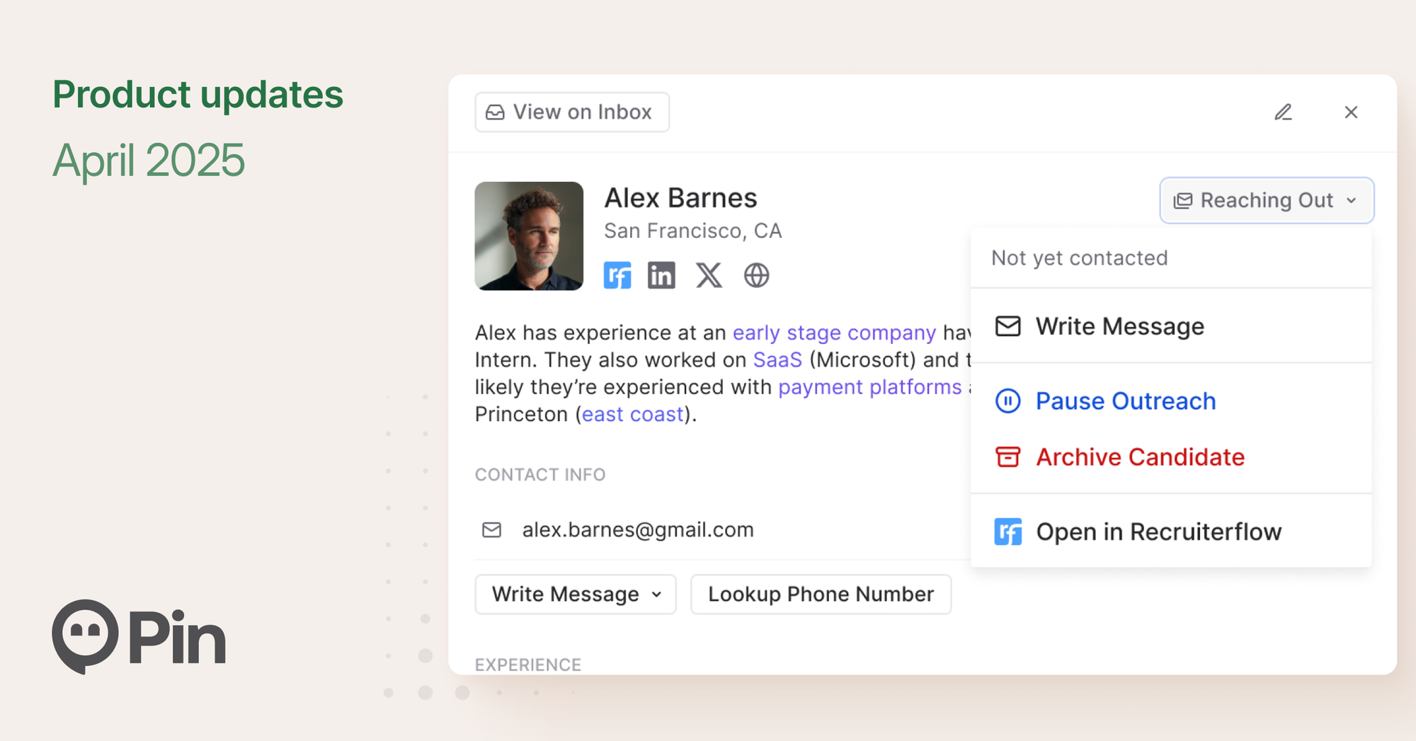 April 2025 Product Updates