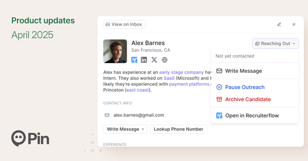 April 2025 Product Updates